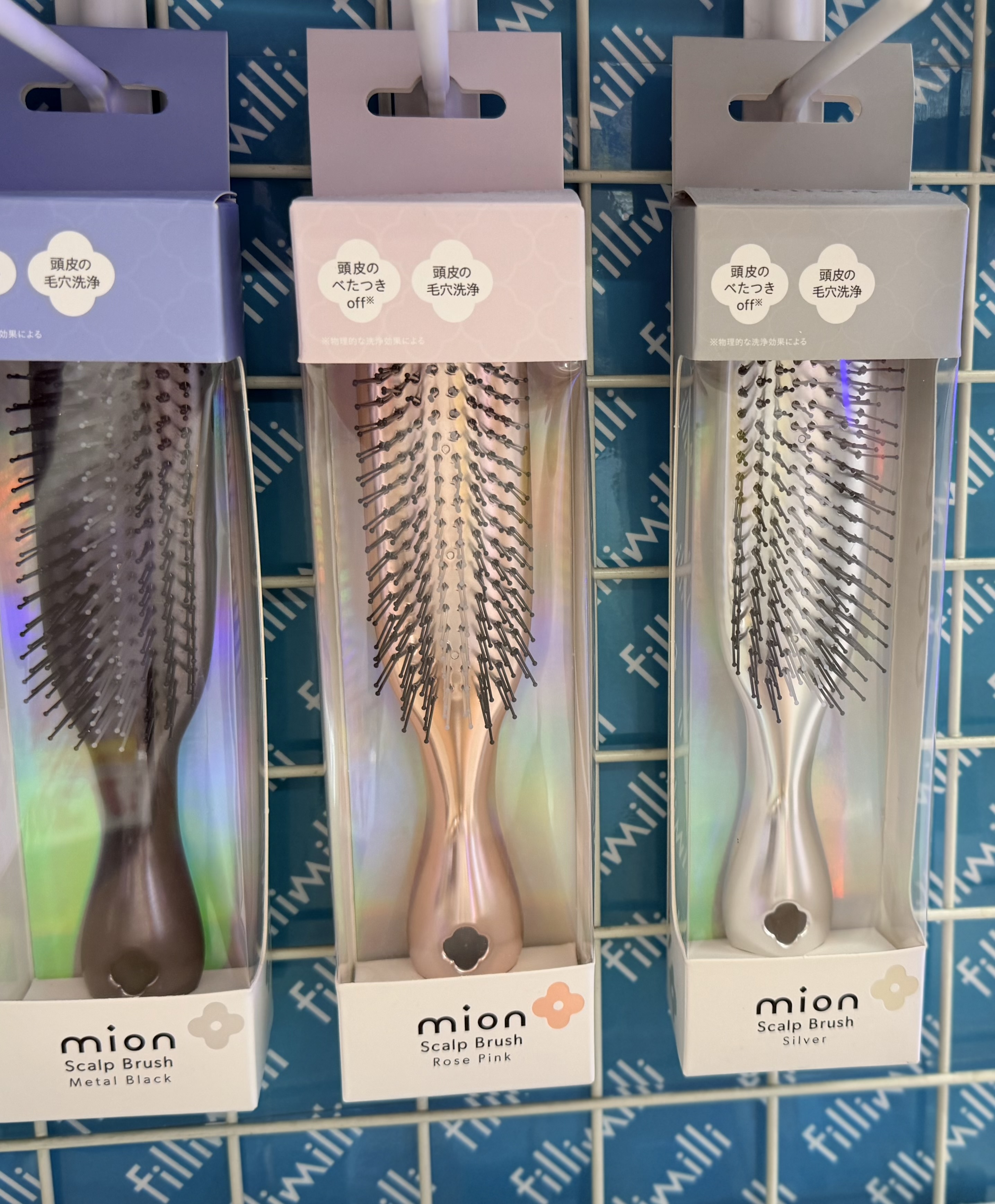 MION Scalp Brush Rose Pink – Escova Massageadora para Couro Cabeludo