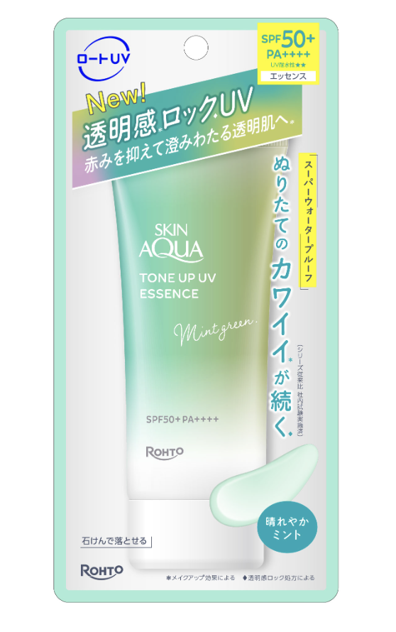 Skin Aqua Tone Up UV Essence Mint Green SPF50+ PA++++ – 70g