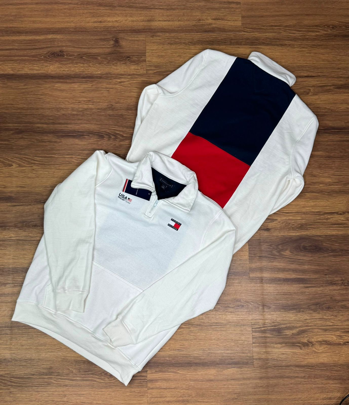 Moletom Americano Tommy Off White