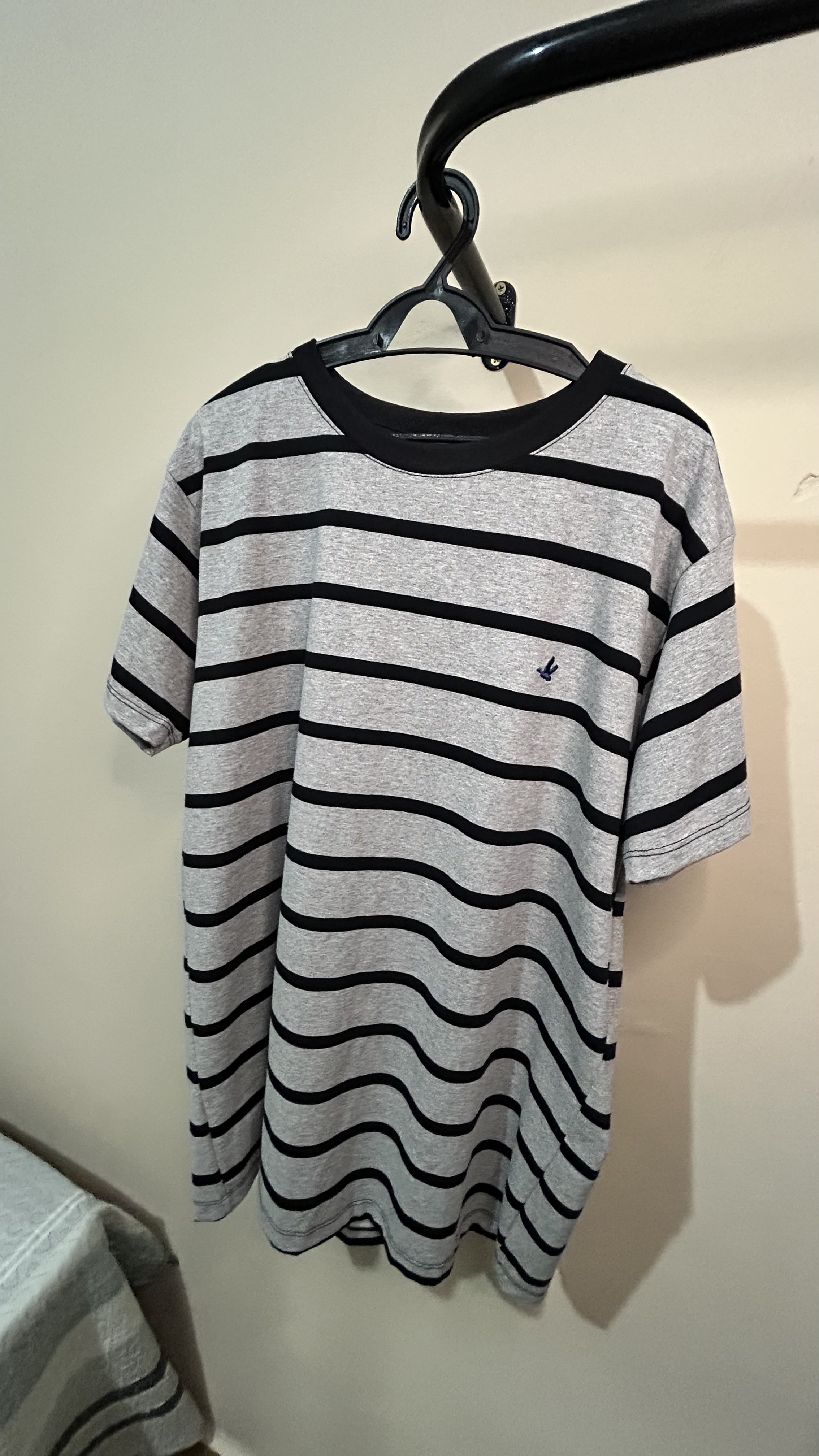 Camisa Brooksfield Cinza/Preto