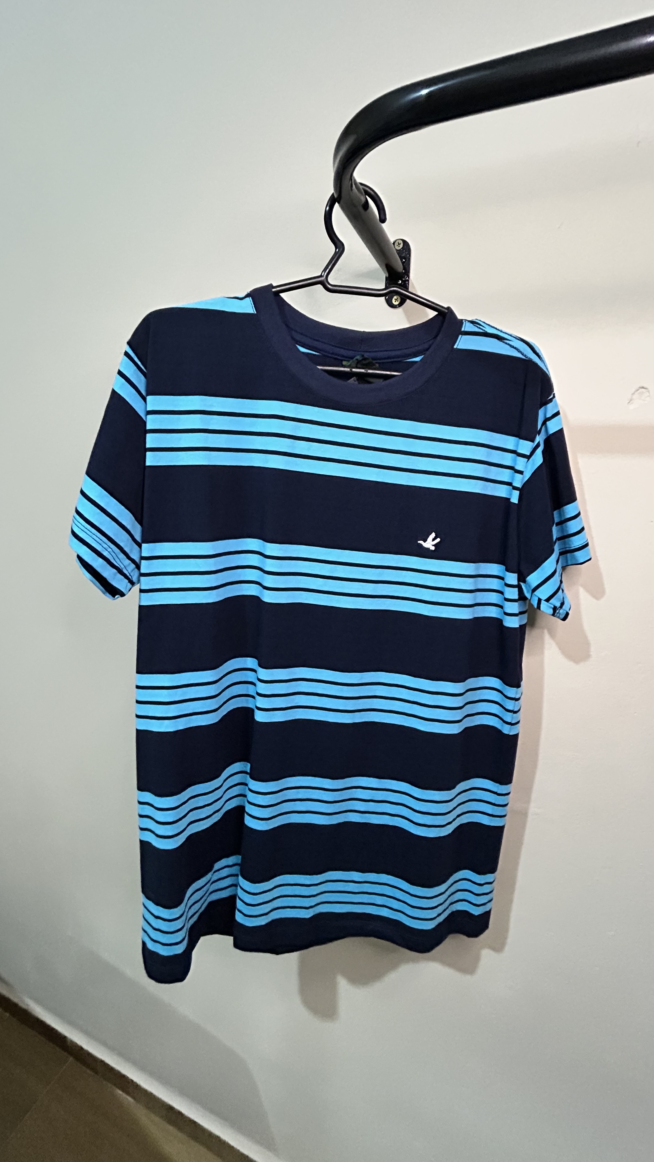 Camisa Brooksfield Azul Royal/Preto