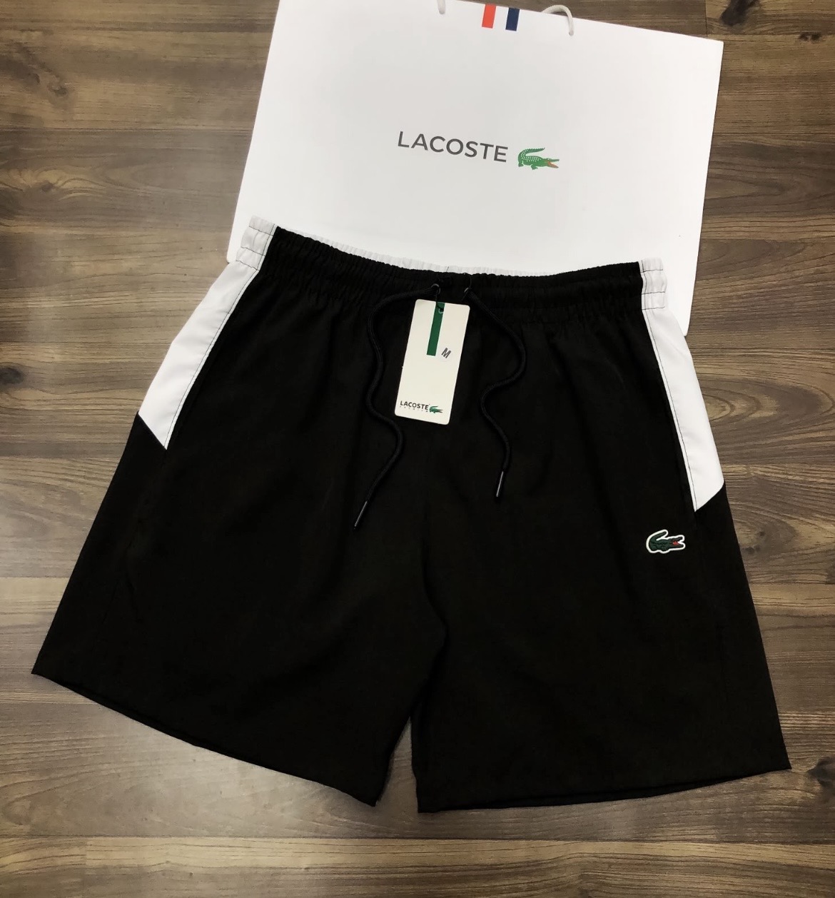 Bermuda Tectel Lacoste Preto